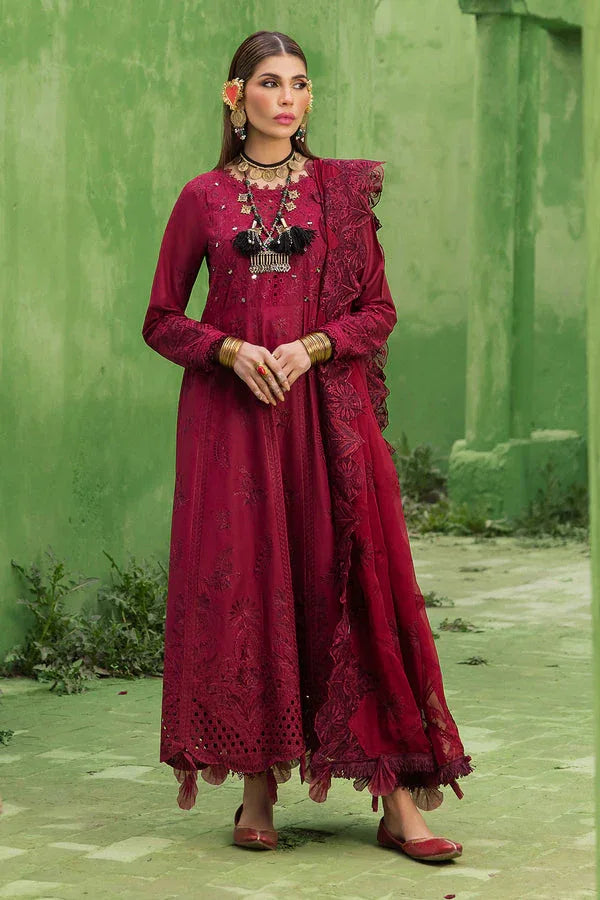 Nureh | Mela Luxury Lawn | NDS-107 - Rang-e-Khaas