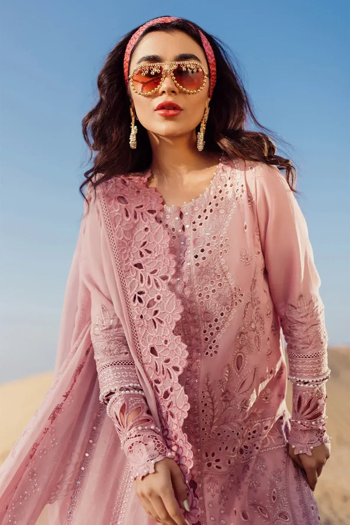 Nureh | Sehra Swiss Voil Lawn | CARNIVAL - NE-73 - Rang-e-Khaas