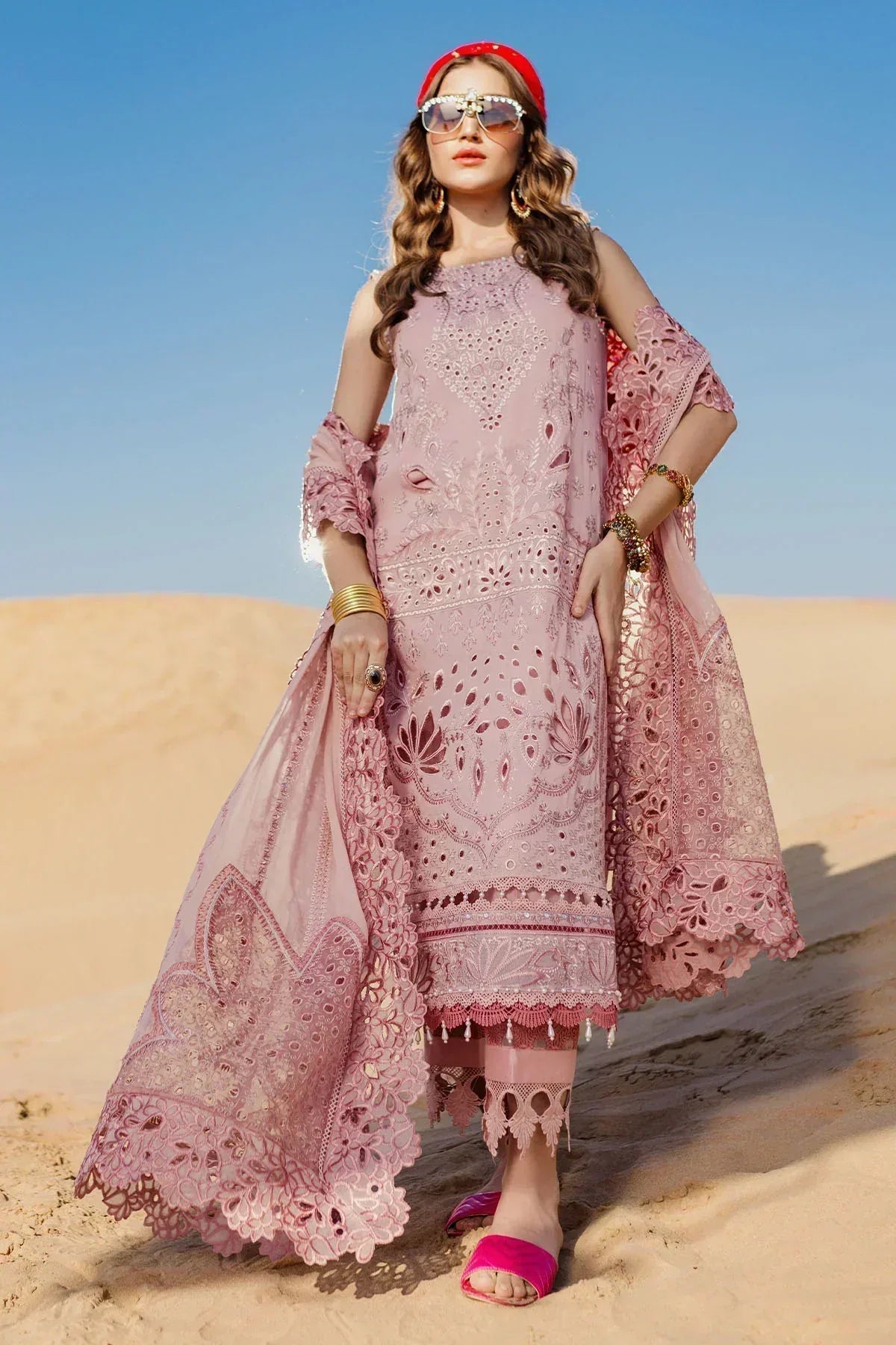 Nureh | Sehra Swiss Voil Lawn | CARNIVAL - NE-73 - Rang-e-Khaas