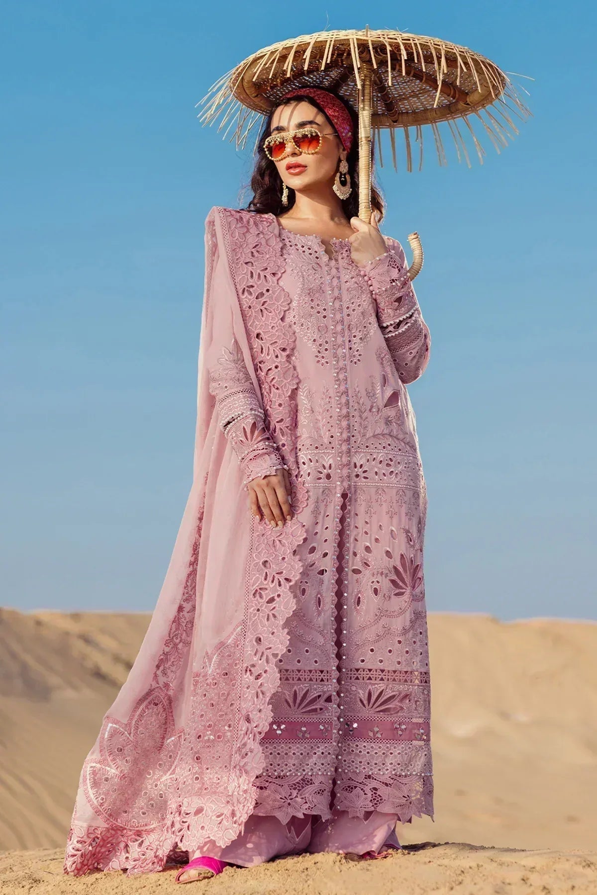 Nureh | Sehra Swiss Voil Lawn | CARNIVAL - NE-73 - Rang-e-Khaas