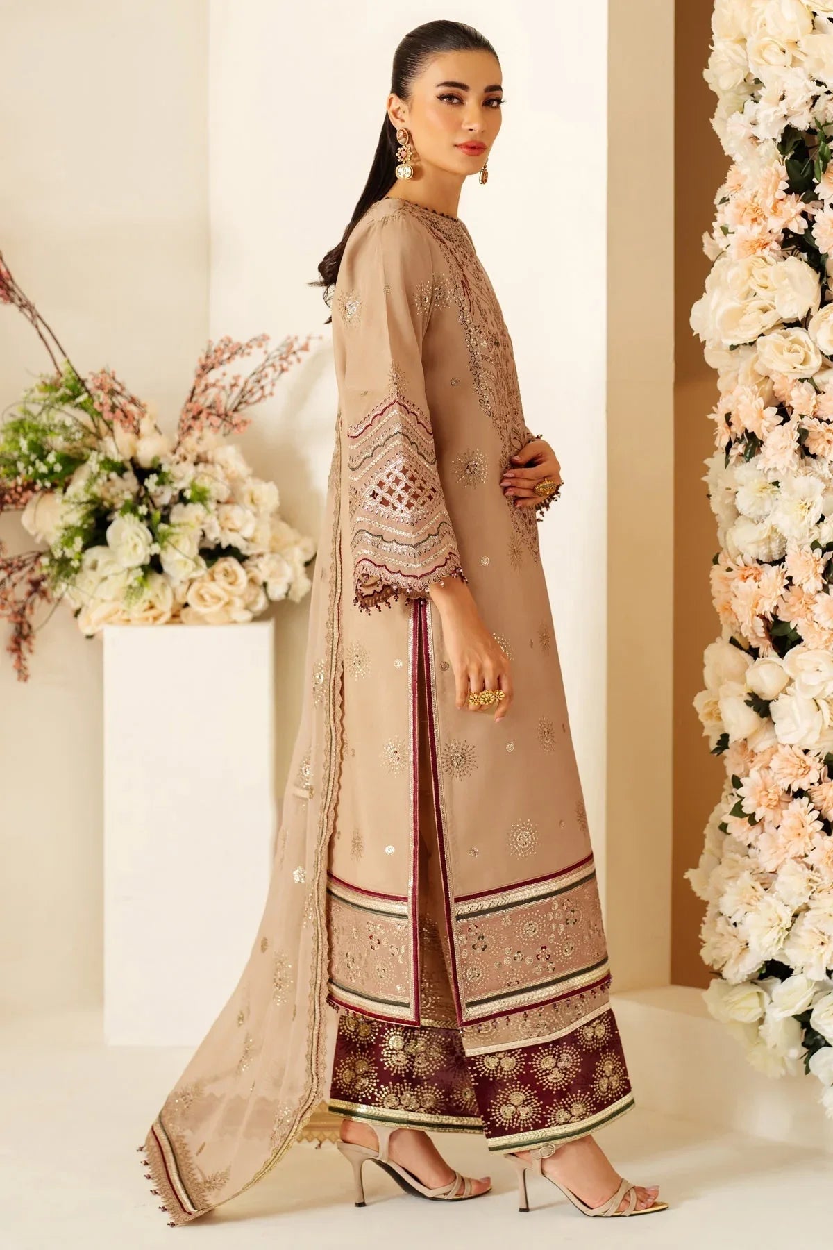 Alizeh | Luxury Raw Silk | AF-RS-06-OAK - Rang-e-Khaas
