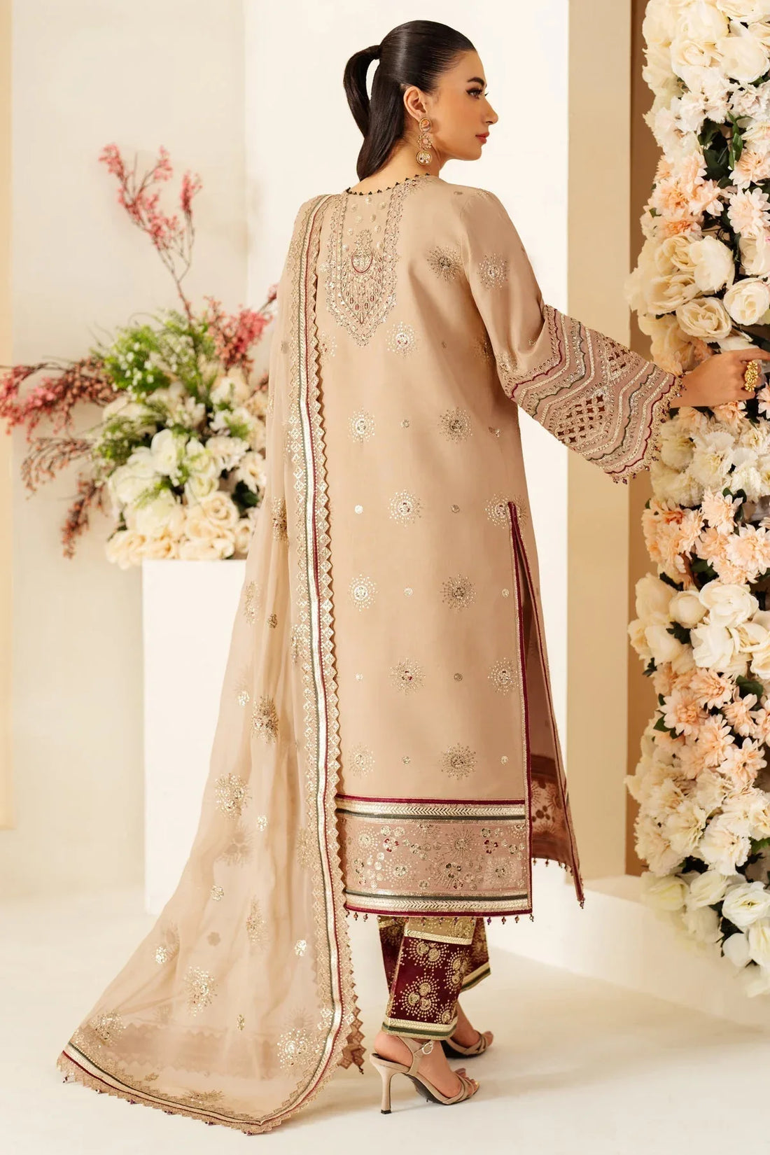 Alizeh | Luxury Raw Silk | AF-RS-06-OAK - Rang-e-Khaas