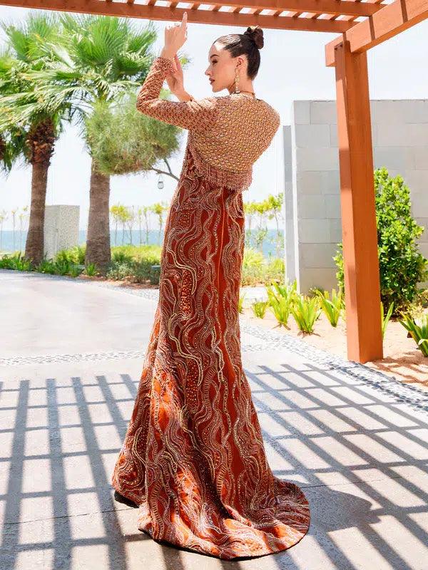 Epoque | Ciel Luxury Couture | Ochre - Rang-e-Khaas
