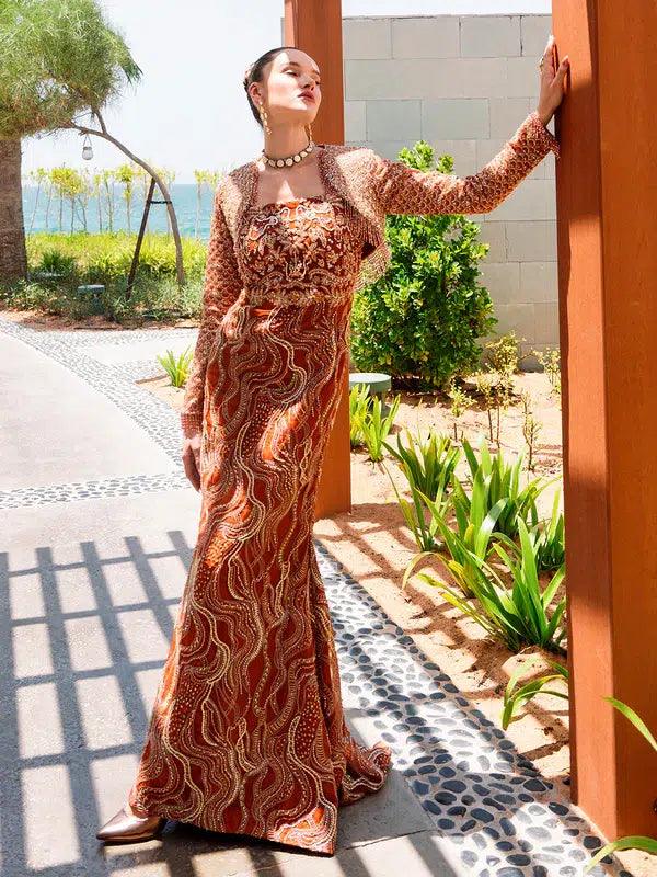 Epoque | Ciel Luxury Couture | Ochre - Rang-e-Khaas