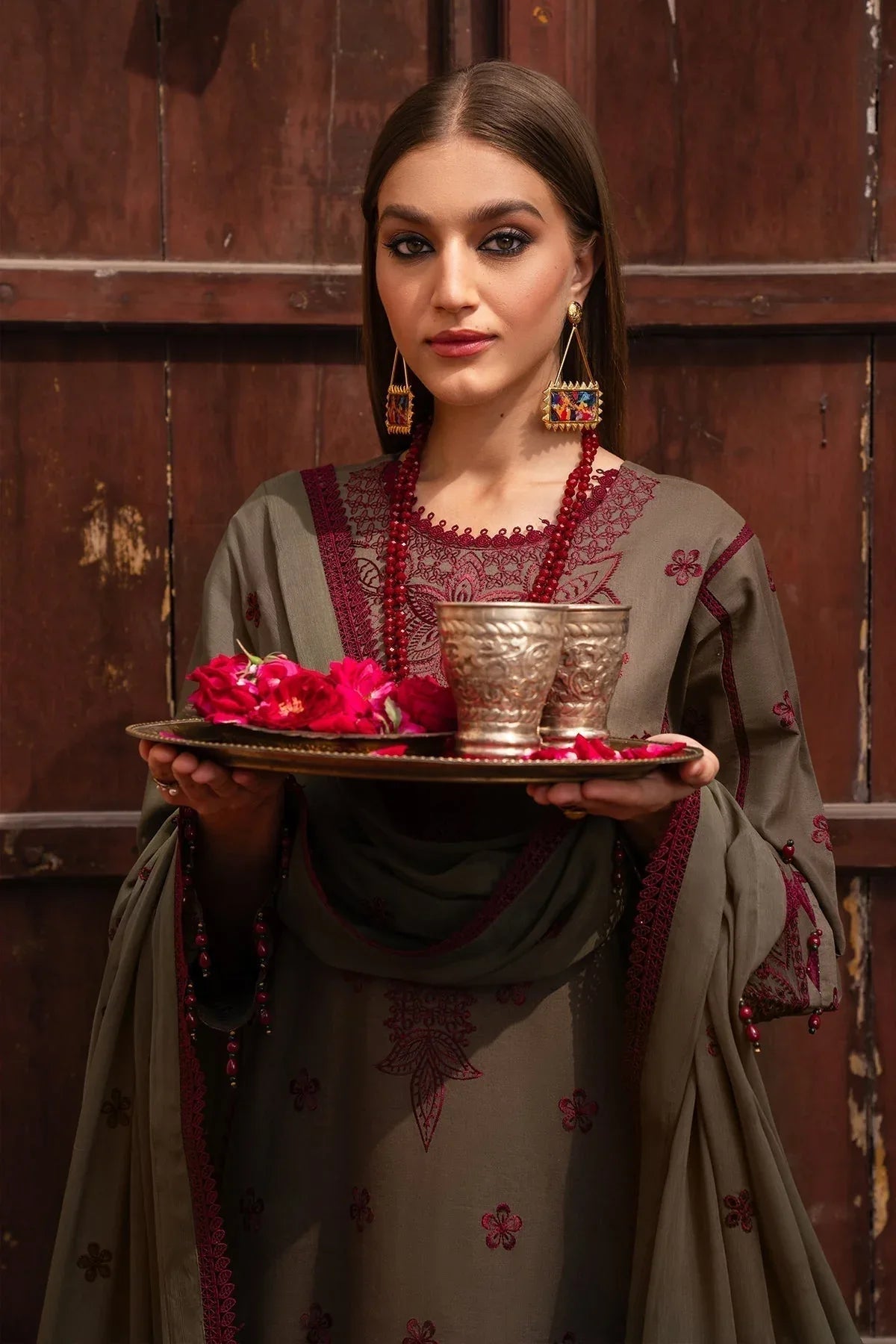 Alizeh | Rawayat Luxury Lawn 24 | Zeenat - Rang-e-Khaas