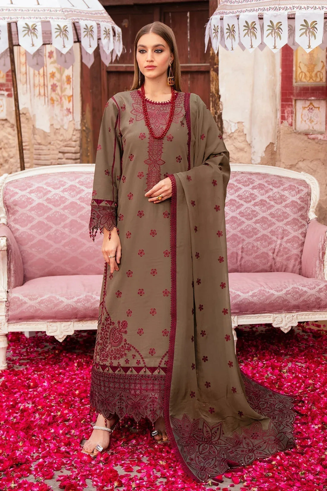 Alizeh | Rawayat Luxury Lawn 24 | Zeenat - Rang-e-Khaas