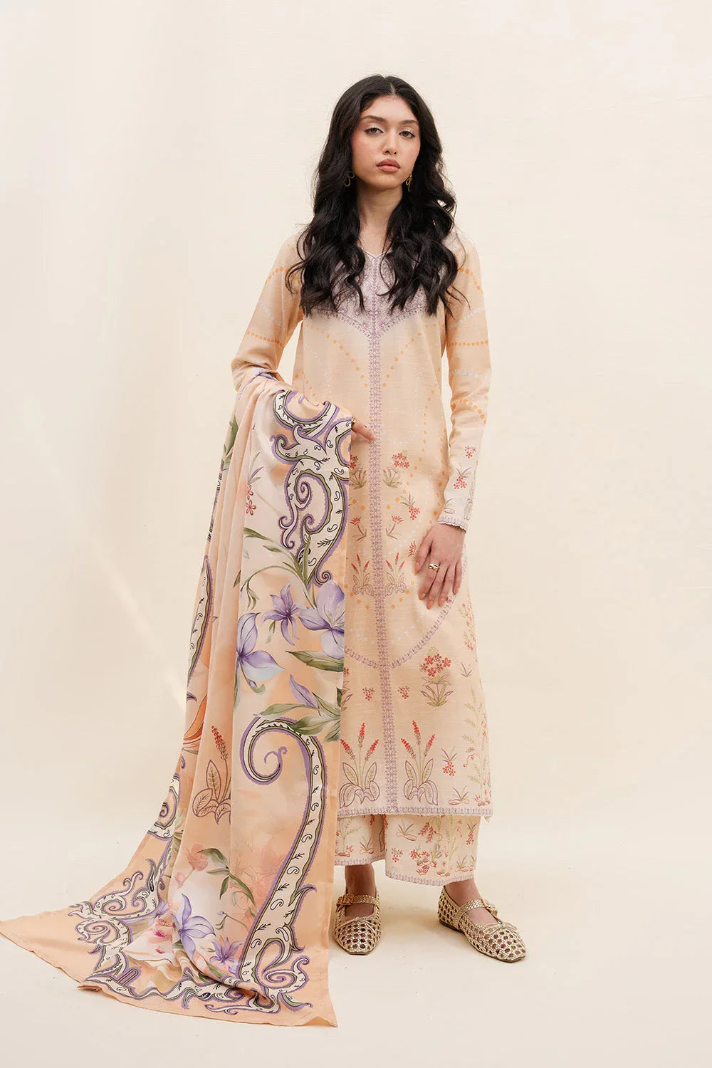 Maryum N Maria | Latte Layers Pret | SILKEN STEAM - MWS5829 - Rang-e-Khaas