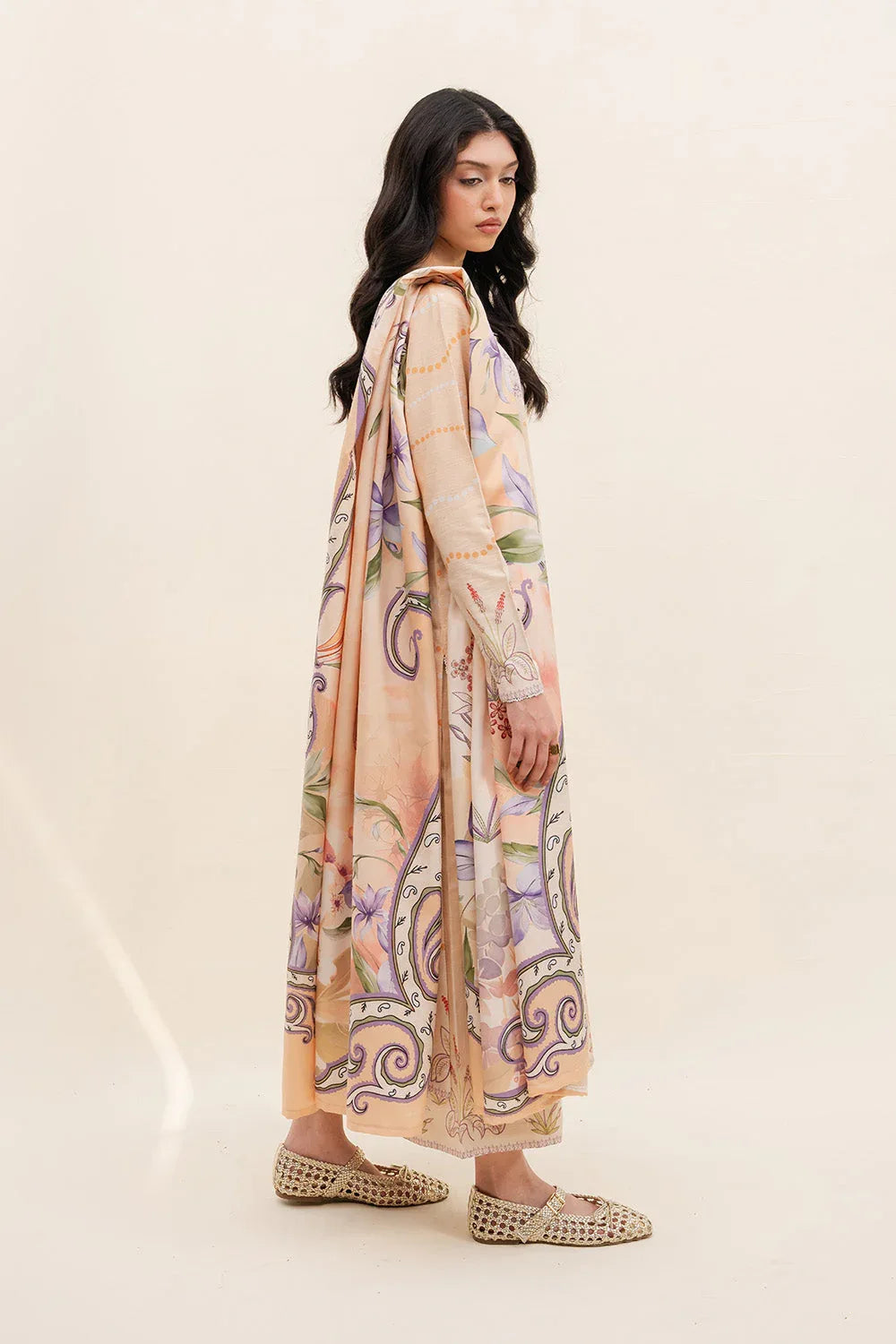Maryum N Maria | Latte Layers Pret | SILKEN STEAM - MWS5829 - Rang-e-Khaas