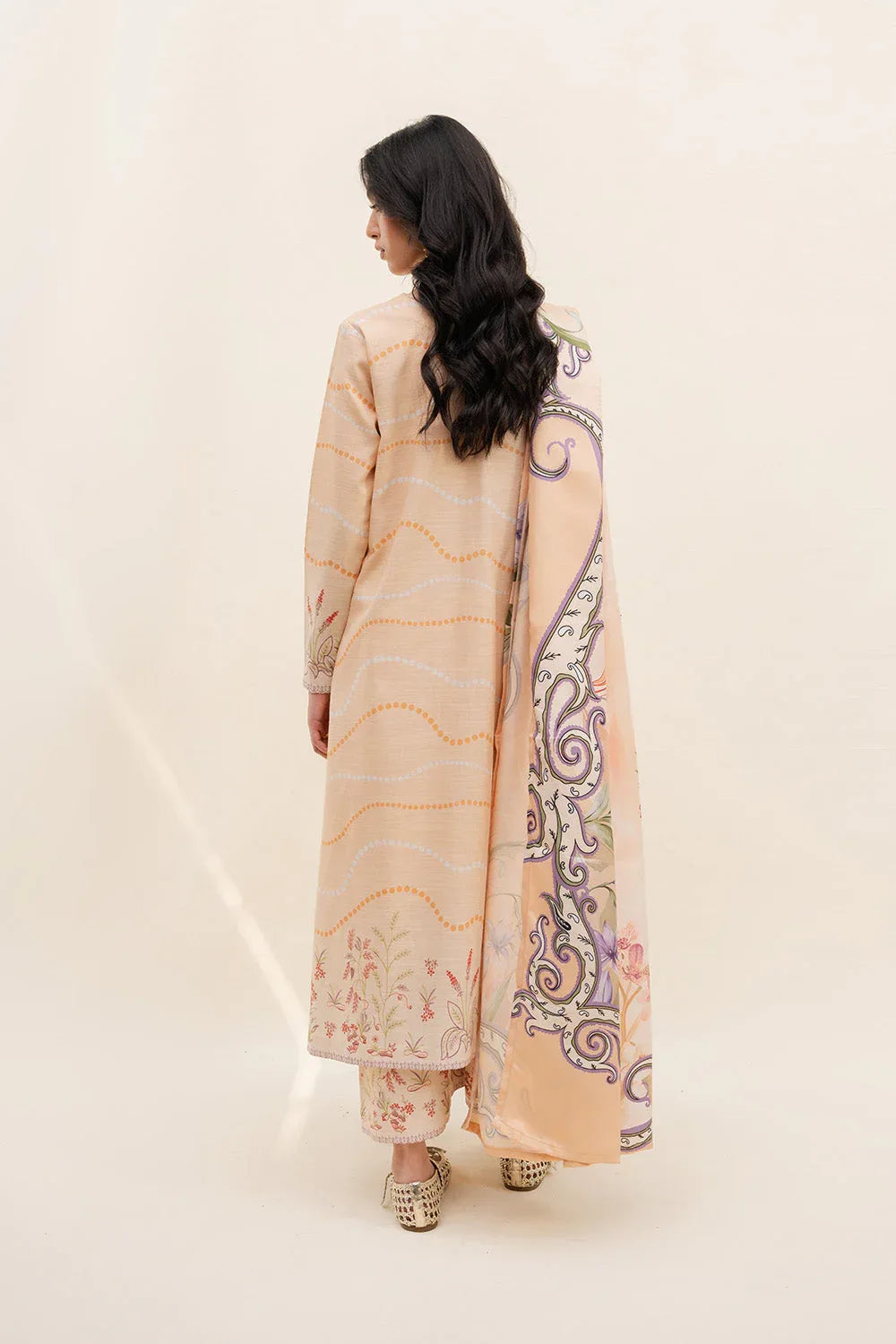 Maryum N Maria | Latte Layers Pret | SILKEN STEAM - MWS5829 - Rang-e-Khaas