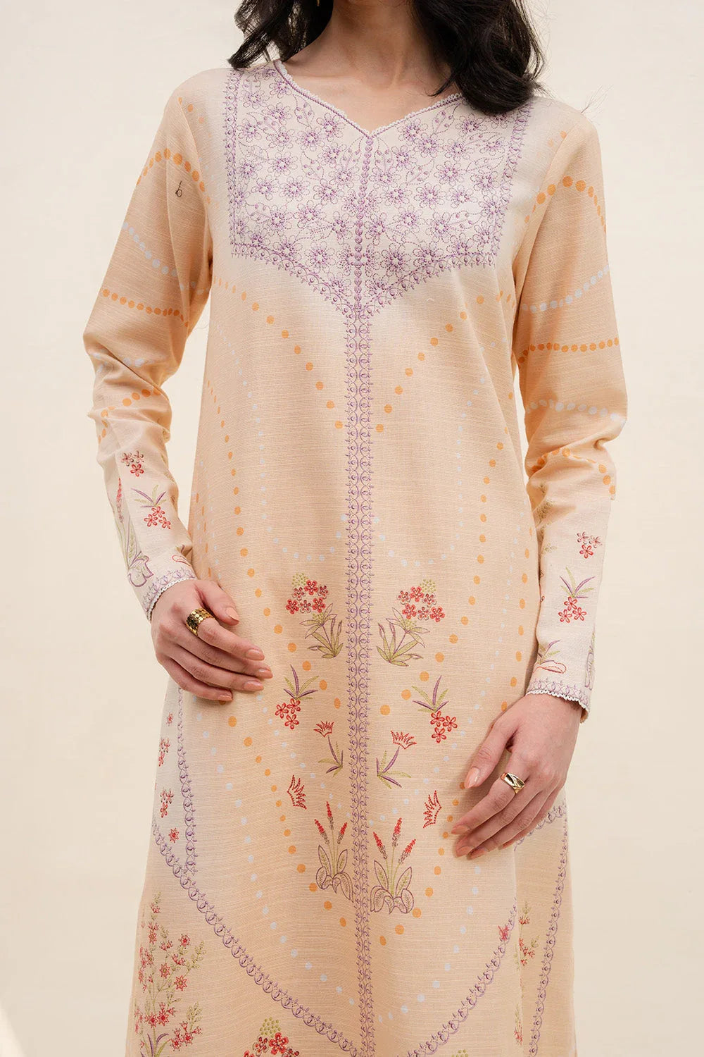 Maryum N Maria | Latte Layers Pret | SILKEN STEAM - MWS5829 - Rang-e-Khaas