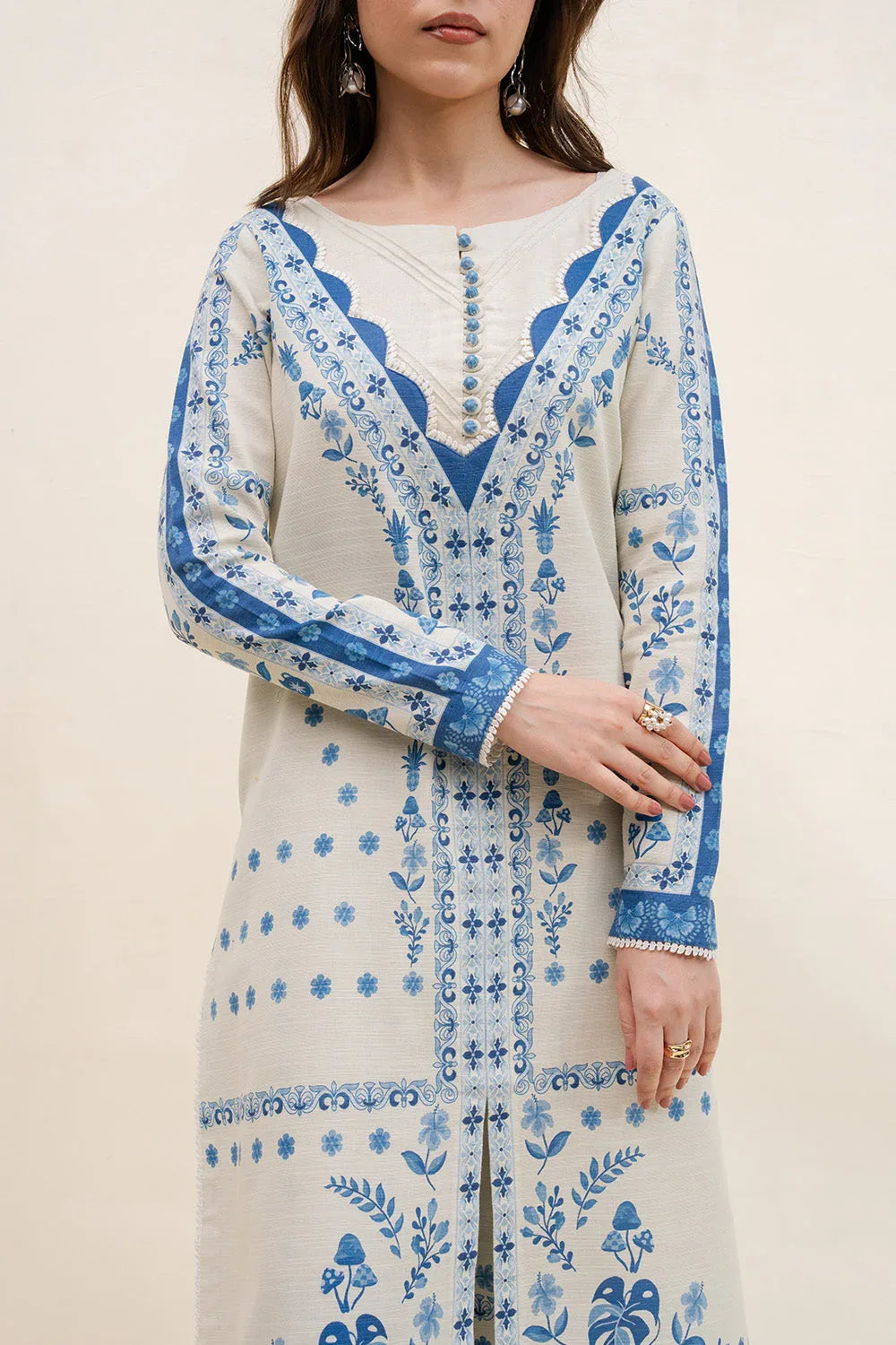 Maryum N Maria | Latte Layers Pret | COCOA CALM - MWS5827 - Rang-e-Khaas