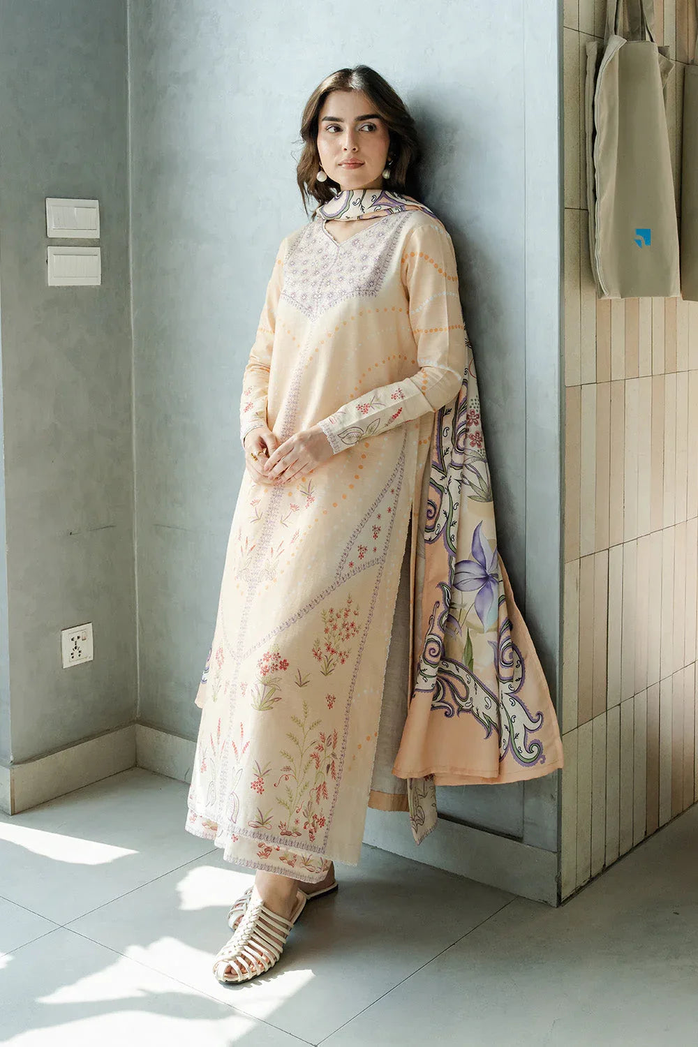 Maryum N Maria | Latte Layers Pret | SILKEN STEAM - MWS5829 - Rang-e-Khaas