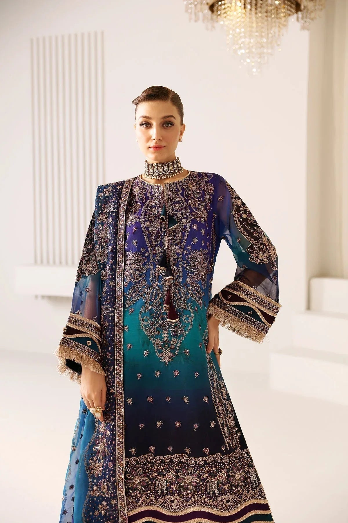 Alizeh | La Ruha Wedding Formals | AF-CH-2182-Oasis - Rang-e-Khaas