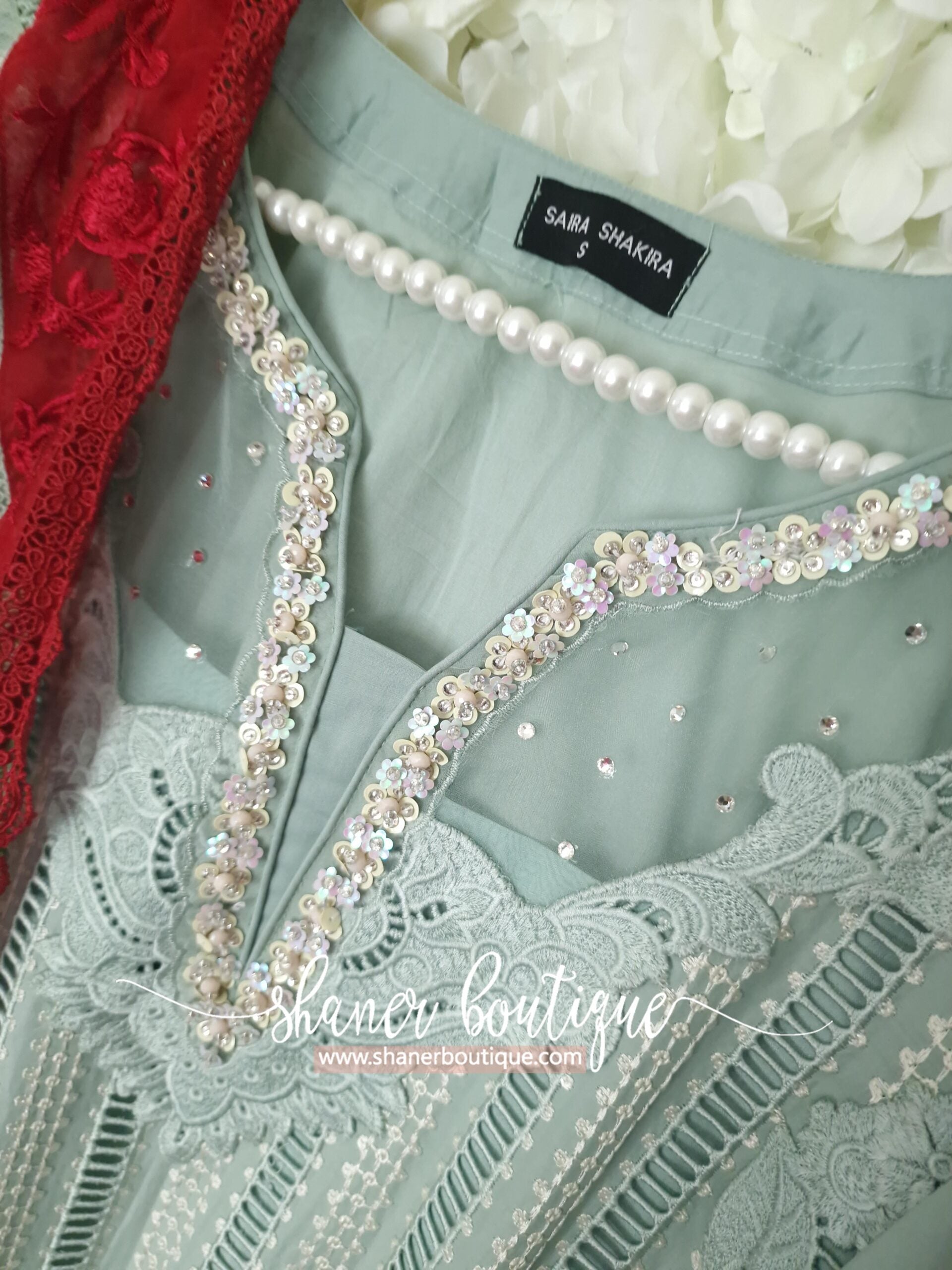 Saira Shakira Luxury pret 4pc suit OPEL (SSH-02) RESTOCKED