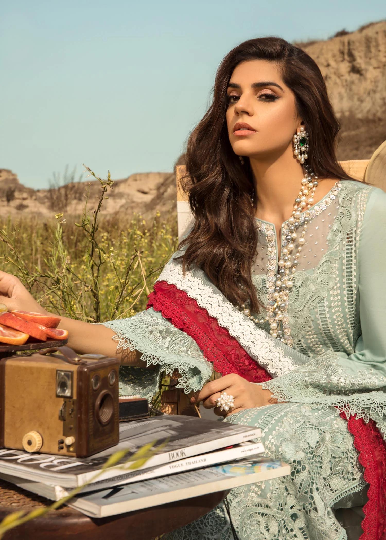 Saira Shakira Luxury pret 4pc suit OPEL (SSH-02) RESTOCKED