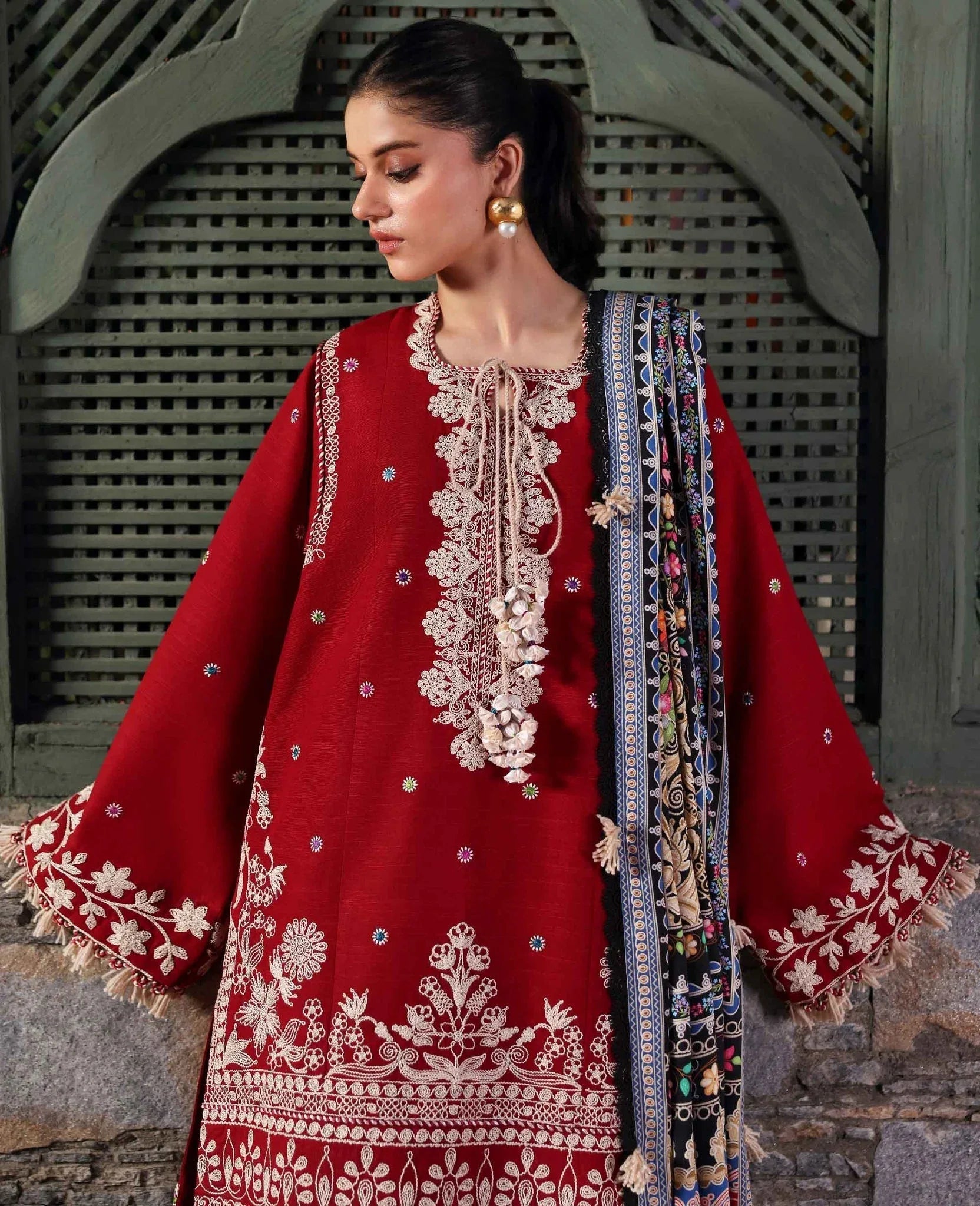 Republic Womenswear | Amaris Luxury Shawl 25 | Orlena - Rang-e-Khaas
