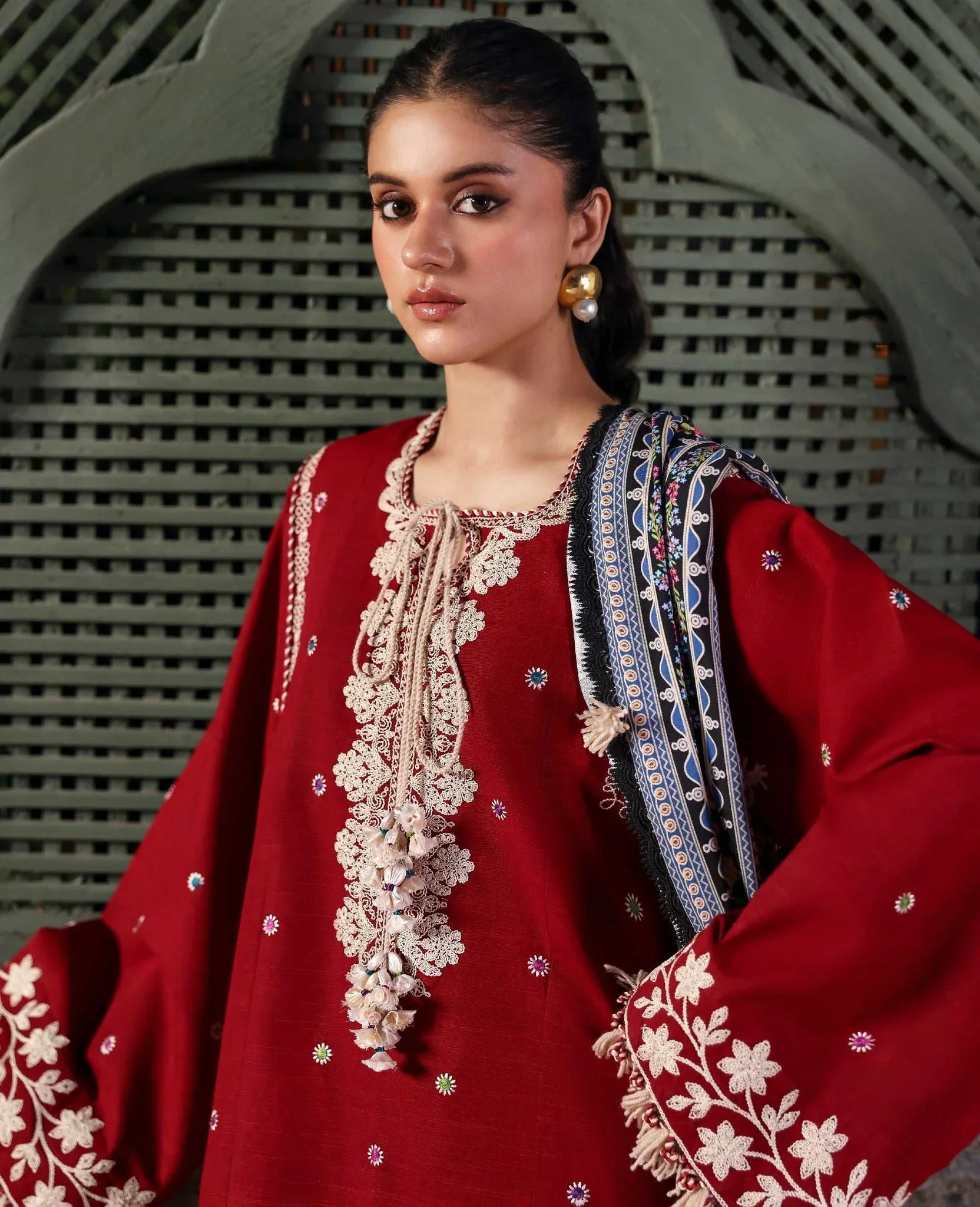 Republic Womenswear | Amaris Luxury Shawl 25 | Orlena - Rang-e-Khaas