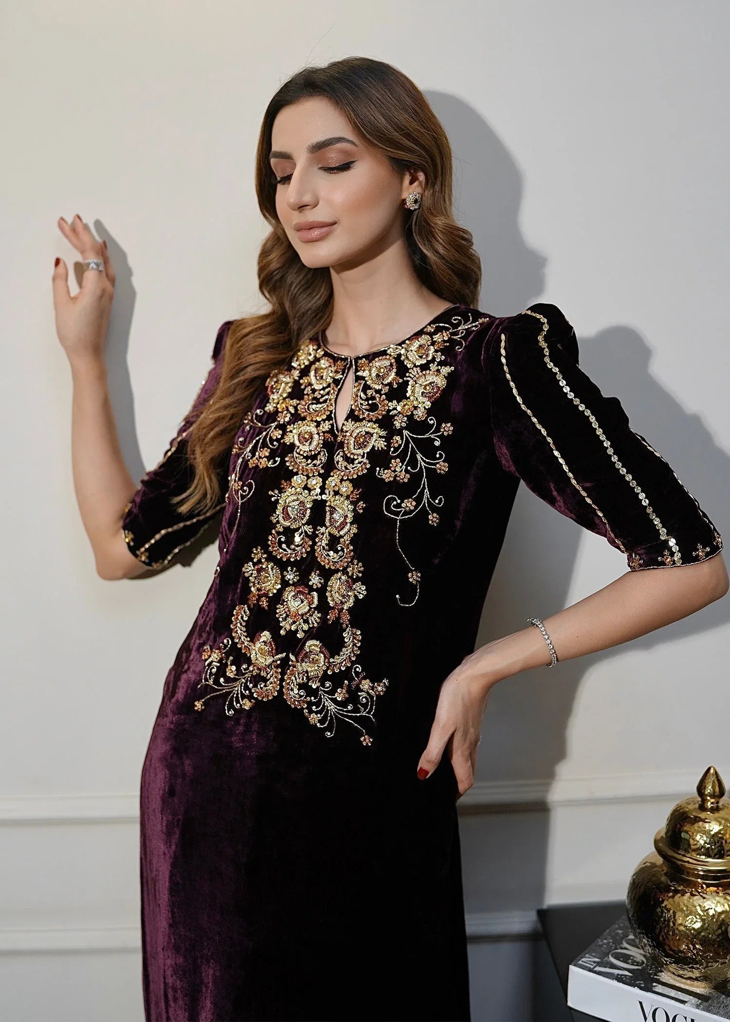 Mahum Asad | Voila Velvets | Jade - Rang-e-Khaas