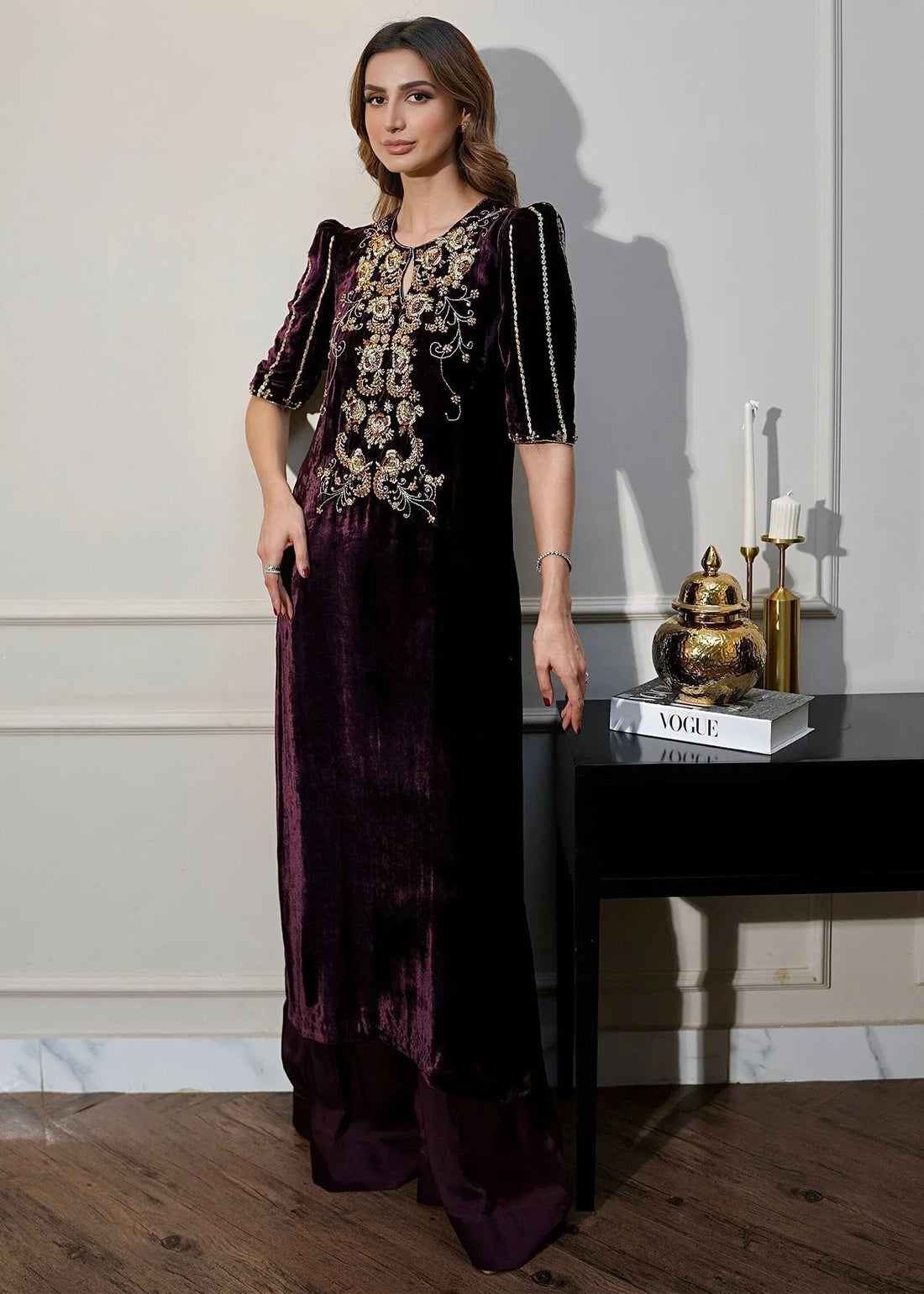 Mahum Asad | Voila Velvets | Jade - Rang-e-Khaas