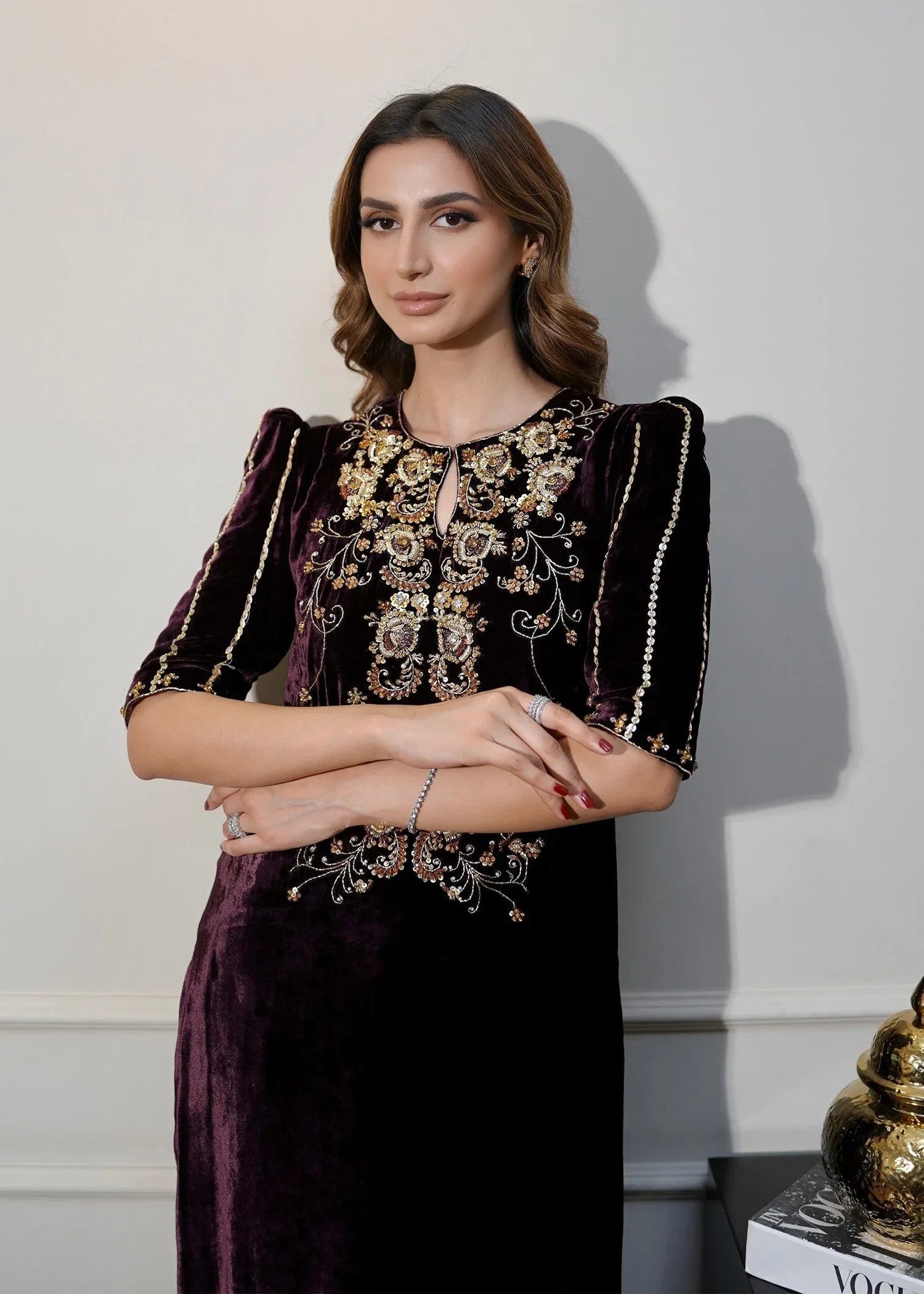 Mahum Asad | Voila Velvets | Jade - Rang-e-Khaas