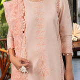 Izel | Meadow Muse Embroidered Lawn 25 | PEACHLIGHT