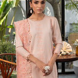 Izel | Meadow Muse Embroidered Lawn 25 | PEACHLIGHT