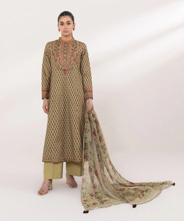 Sapphire | Intermix 2024 | Cambric Suit S-05 - Rang-e-Khaas