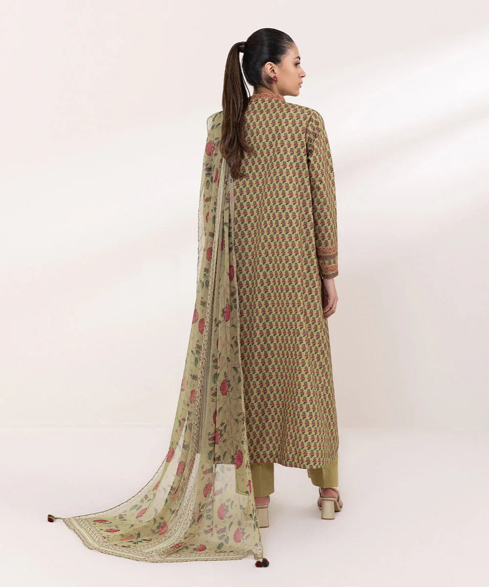 Sapphire | Intermix 2024 | Cambric Suit S-05 - Rang-e-Khaas