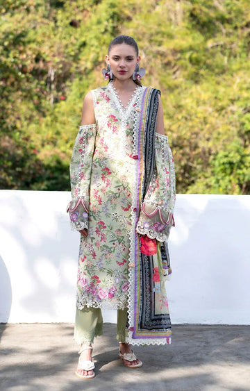 AJR Couture | Printakari Lawn 25 | Pink Patel - Rang-e-Khaas