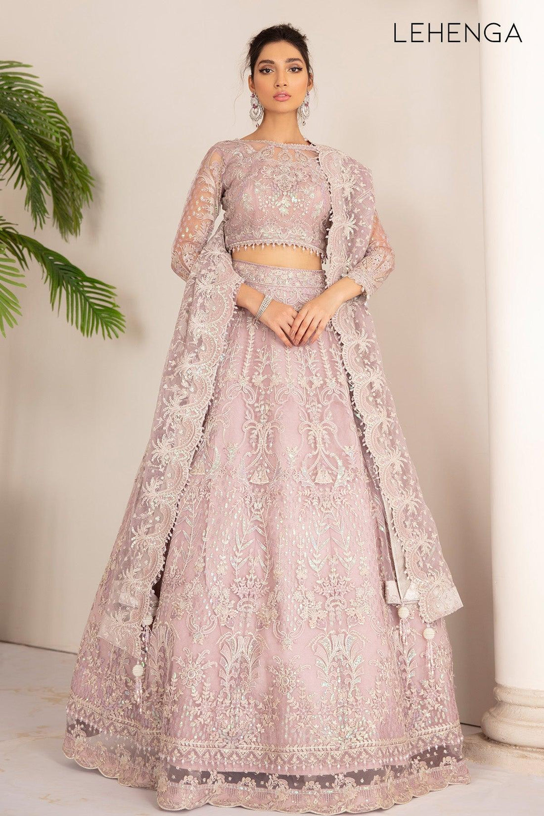 EMBROIDERED NET CH08-01 STITCHED