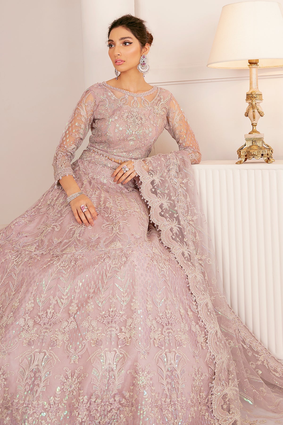 Baroque-EMBROIDERED NET CH08-01