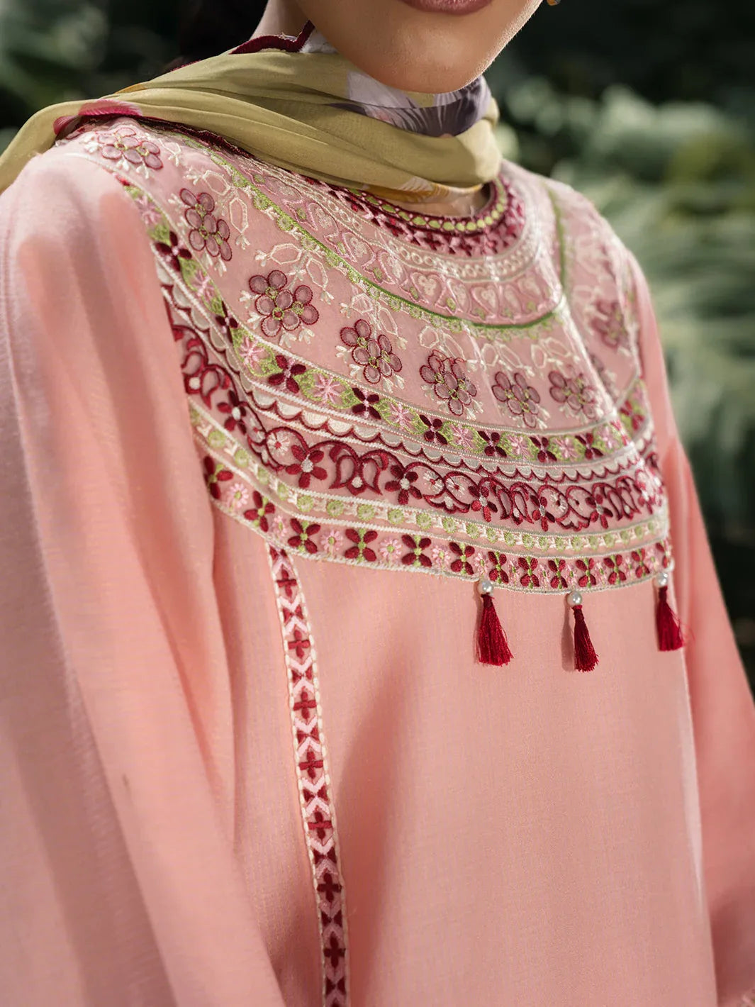 Hemstitch | The Garden Lawn | Pinky Peony - Rang-e-Khaas