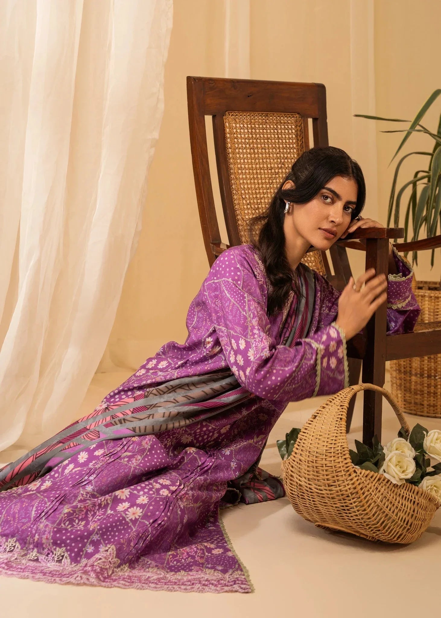 Aabyaan | Izabel Prints Linen Edit 24 | SABRINA (AZ-02) - Rang-e-Khaas