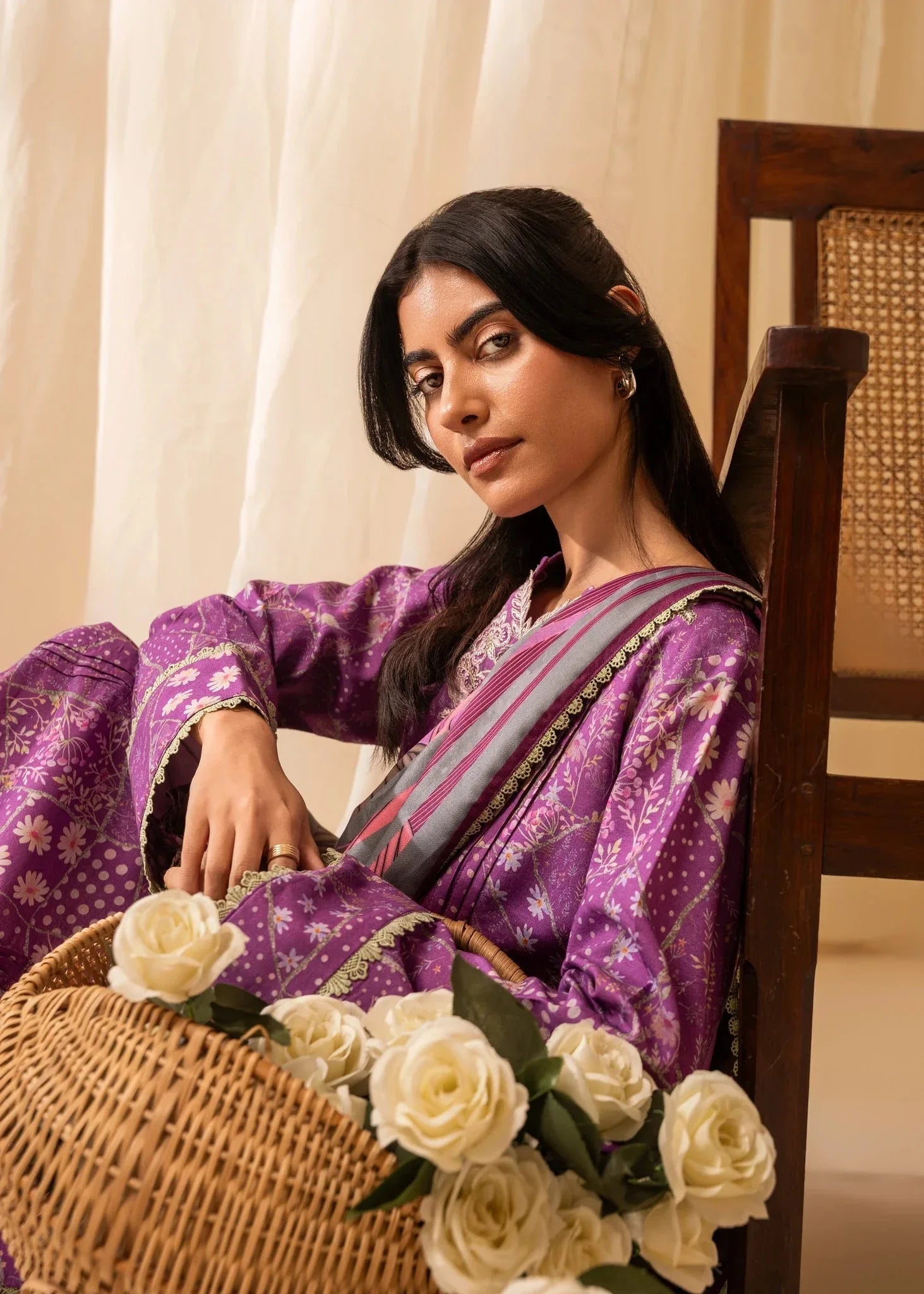 Aabyaan | Izabel Prints Linen Edit 24 | SABRINA (AZ-02) - Rang-e-Khaas