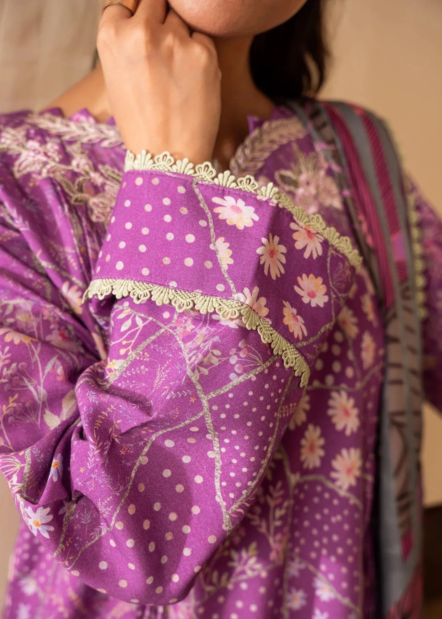 Aabyaan | Izabel Prints Linen Edit 24 | SABRINA (AZ-02) - Rang-e-Khaas