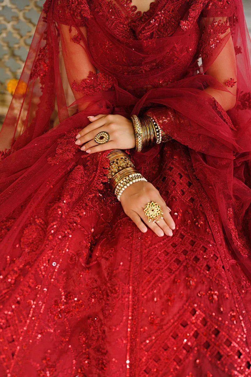 Qalamkar | Singhar Wedding Collection | RF-01 MUSKAAN - Rang-e-Khaas