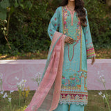 Qalamkar | Luxe Silk |   UA-06 SARA