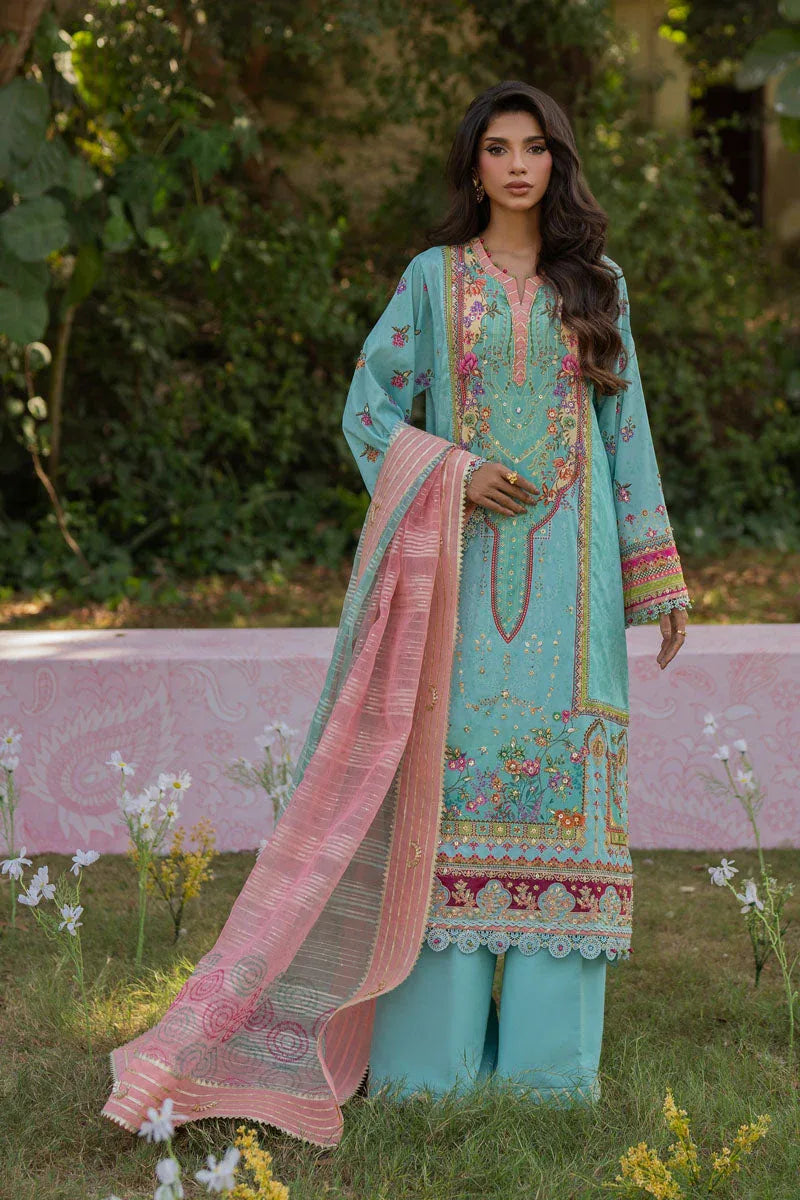 Qalamkar | Luxe Silk |   UA-06 SARA - Rang-e-Khaas