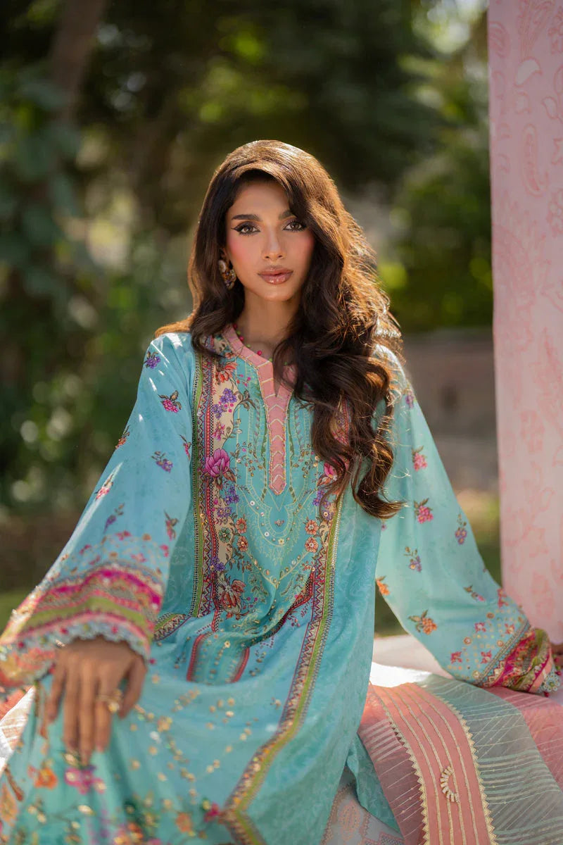 Qalamkar | Luxe Silk |   UA-06 SARA - Rang-e-Khaas