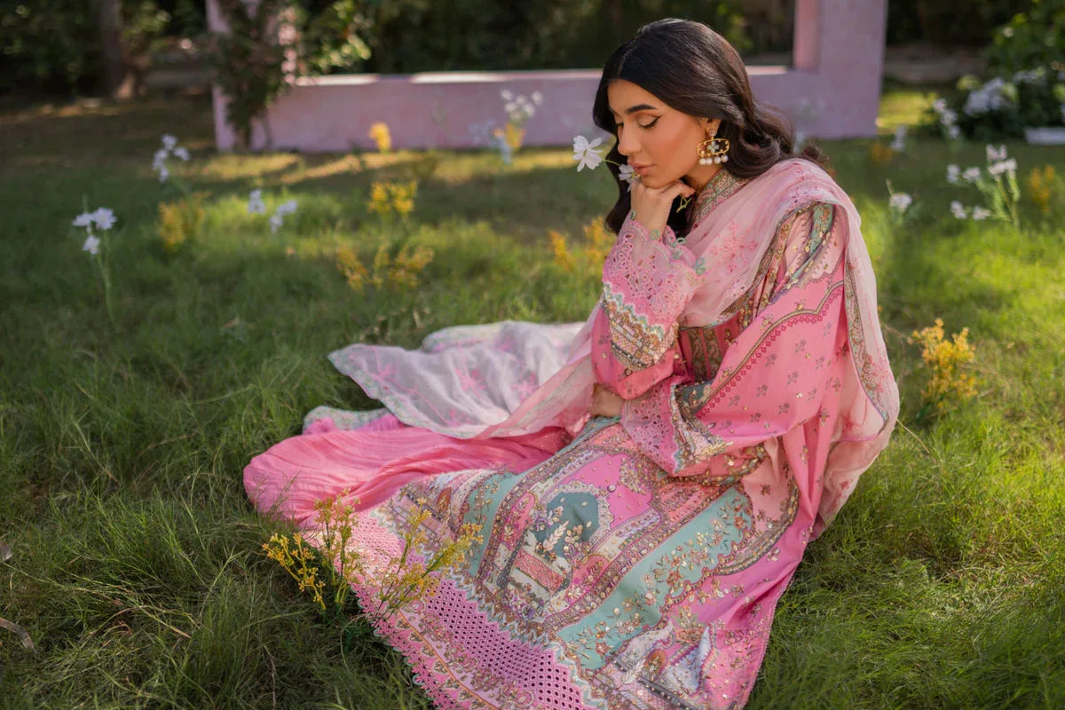 Qalamkar | Luxe Silk |   UA-07 TESSA - Rang-e-Khaas