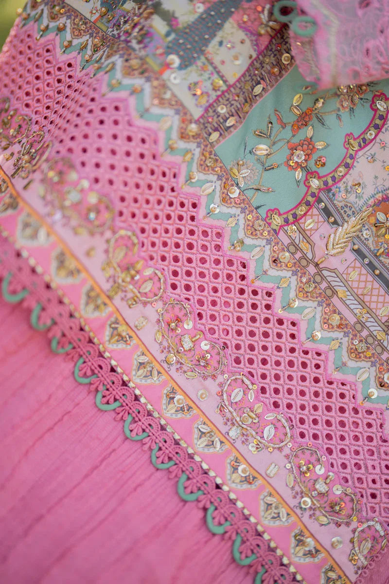 Qalamkar | Luxe Silk |   UA-07 TESSA - Rang-e-Khaas