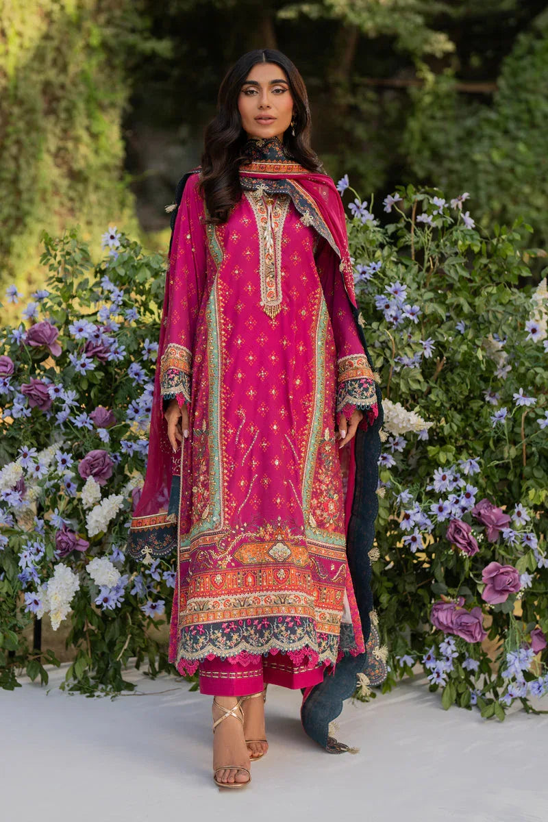 Qalamkar | Luxe Silk |  UA-01 ELIA - Rang-e-Khaas