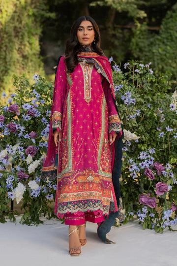 Qalamkar | Luxe Silk |  UA-01 ELIA - Rang-e-Khaas