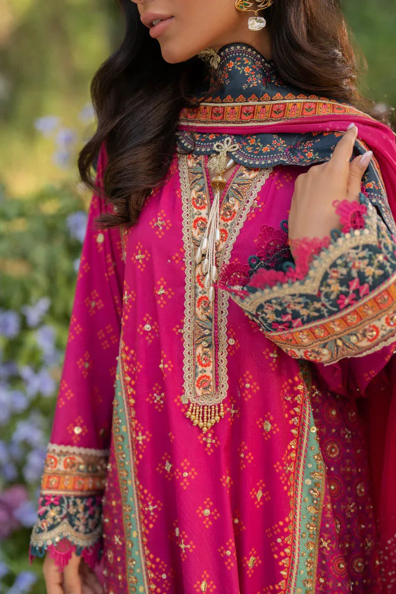 Qalamkar | Luxe Silk |  UA-01 ELIA - Rang-e-Khaas