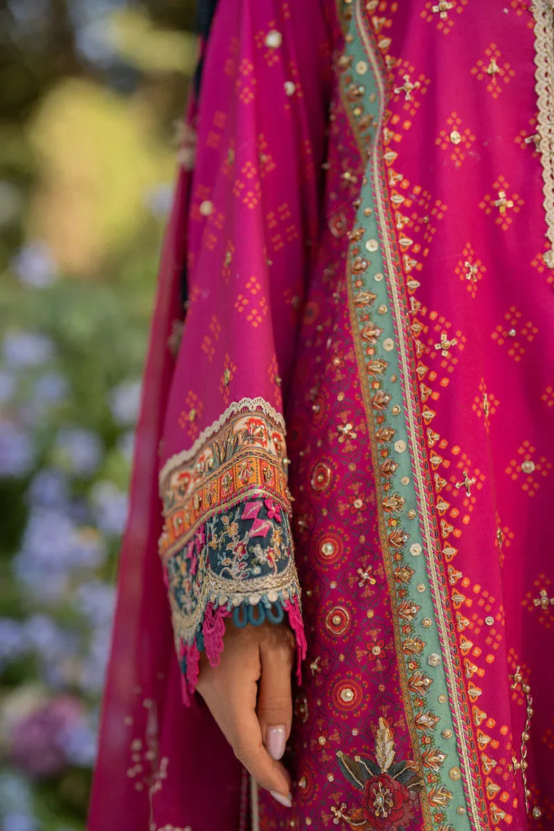 Qalamkar | Luxe Silk |  UA-01 ELIA - Rang-e-Khaas