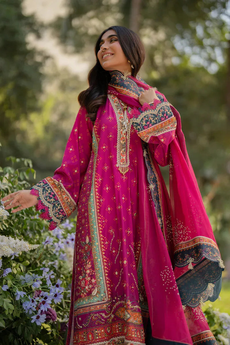 Qalamkar | Luxe Silk |  UA-01 ELIA - Rang-e-Khaas