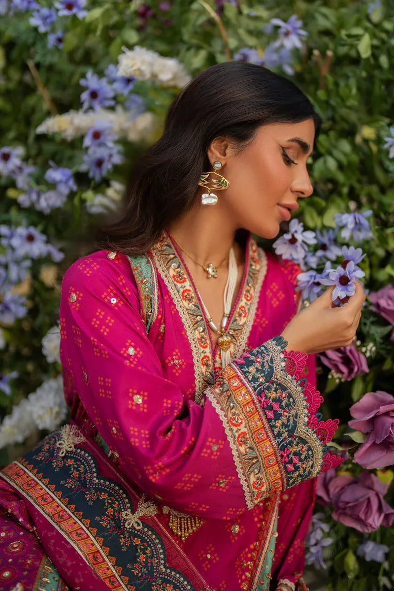 Qalamkar | Luxe Silk |  UA-01 ELIA - Rang-e-Khaas