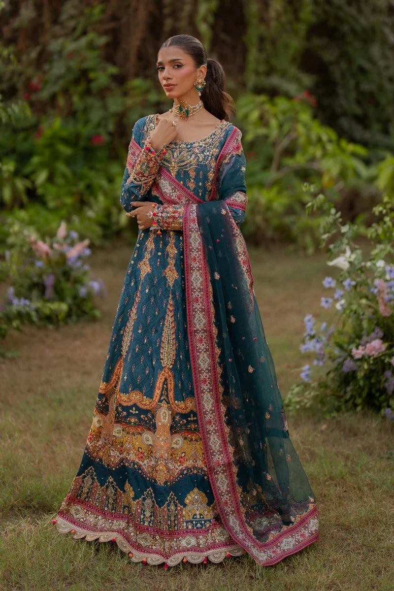 Qalamkar | Luxe Silk |  UA-09 TINA - Rang-e-Khaas