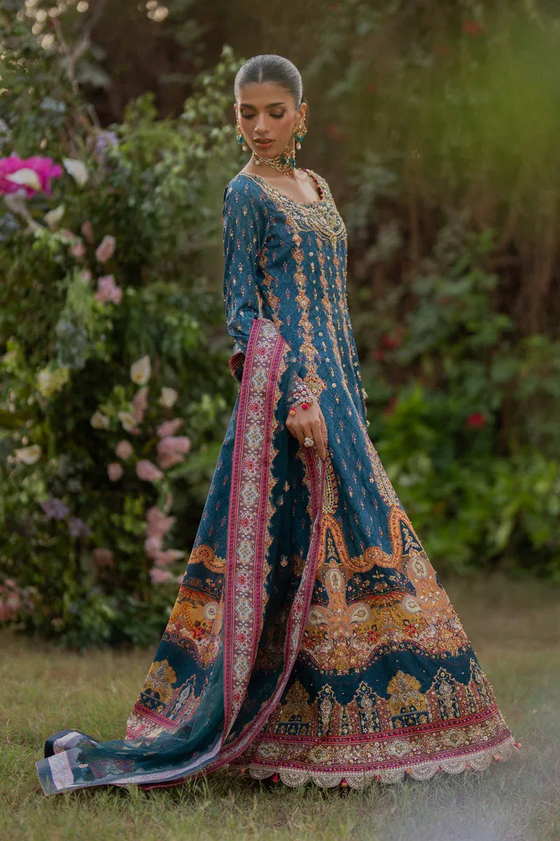 Qalamkar | Luxe Silk |  UA-09 TINA - Rang-e-Khaas