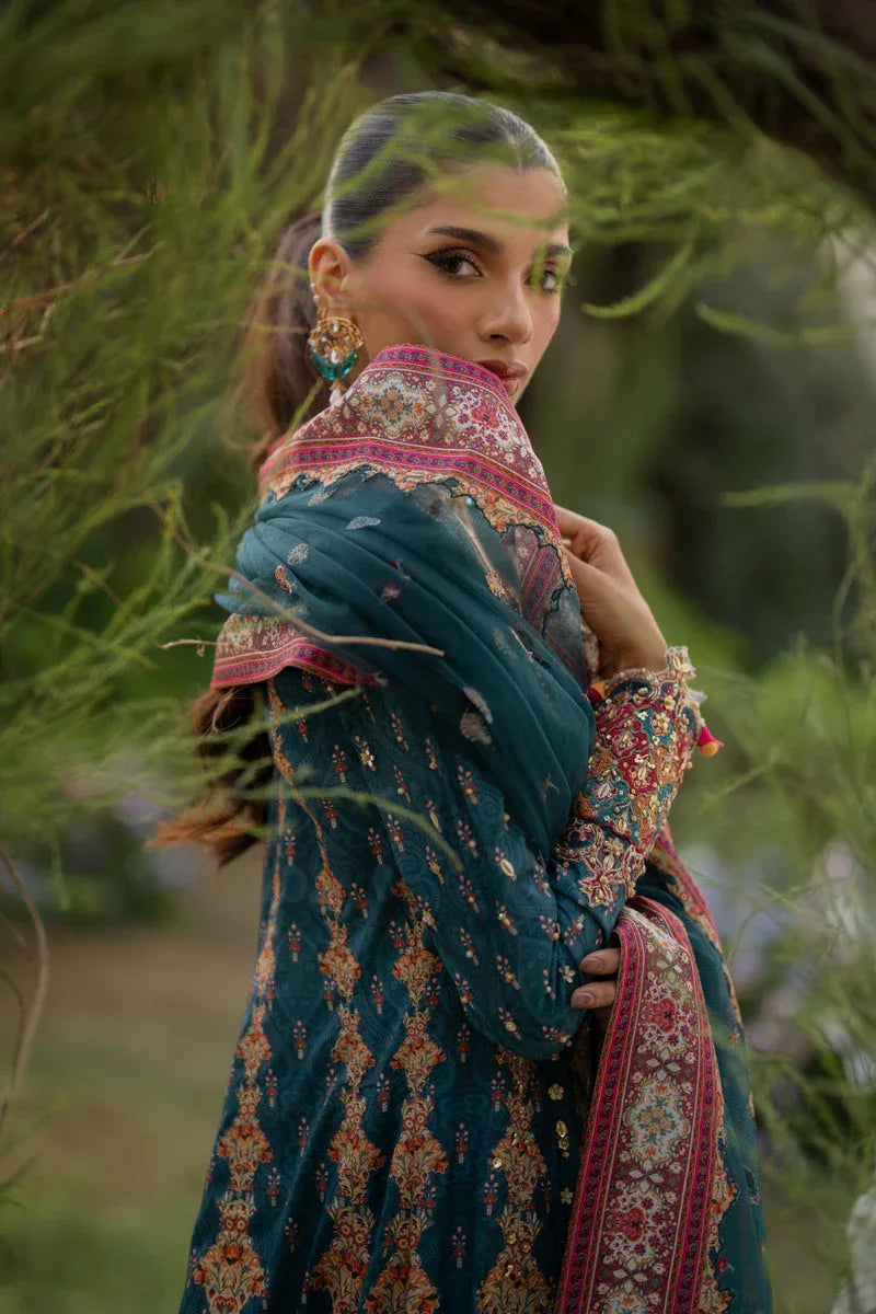 Qalamkar | Luxe Silk |  UA-09 TINA - Rang-e-Khaas